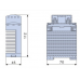Твердотельное реле SAT-4025D (25A, 530V AC, 12...30V DC)