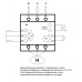 Твердотельное реле SAT-4050D (60A, 530V AC, 12...30V DC)