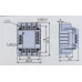 Твердотельное реле SAT-4060A (60A, 530V AC, 80...280V AC)