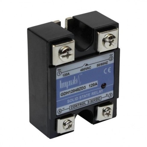 Твердотельные реле GDH12048ZD3 (120A, 480V AC, 3...32V DC)