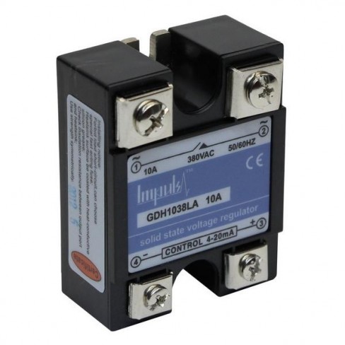 Твердотельные реле GDH1038LA (10A, 380V AC, 4-20мА DC) Твердотельные реле GDH1038LA (10A, 380V AC, 4-20мА DC)