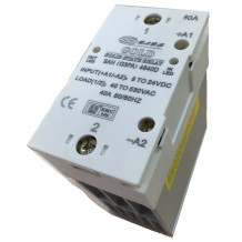Твердотельное реле SAH-4880D (80A, 530V AC, 3...32V DC) с радиатором