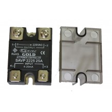 Твердотельное реле SAVP-2225 (25A, 220V AC, 4-20мА DC)