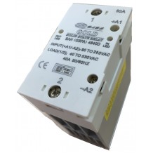 Твердотельное реле SAH-4880A (80A, 530V AC, 80...280V AC) с радиатором
