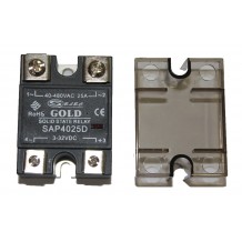 Твердотельное реле SAP-4025D (25A, 480V AC, 3...32V DC)