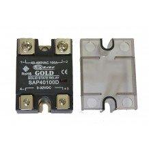Твердотельное реле SAP-40100D (100A, 480V AC, 3...32V DC)