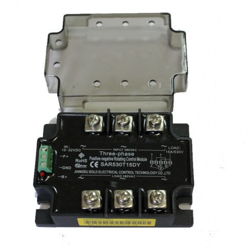 Твердотельное реле SAR530T15DY (15A, 530V AC, 10...32V DC)