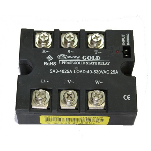 Твердотельное реле SA3-4025A (25A, 480V AC, 80...280V AC)