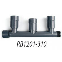 Коллектор с 1"НР, 3 поворотных соединения 1" ВР Х муфта 1" BР  RB1201-310  Rain Bird 