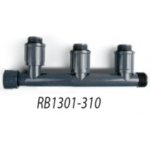 Коллектор с 1"НР, 3 поворотных соединения 1" НР Х муфта 1" BР  1301-310  Rain Bird 